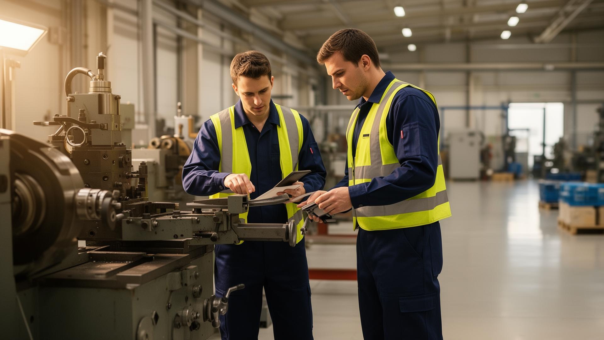 Industrial work crew in Weavex workwear